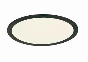 PHOENIX czarny mat ⌀30cm. LED Dim. 15W 3000K Lampa sufitowa ściemnialna