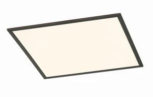 PHOENIX czarny mat 62x62cm. LED Dim. 31W 3000K Lampa sufitowa ściemnialna