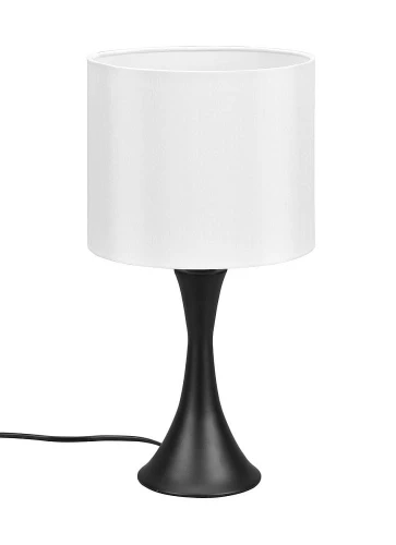 Lampka stołowa SABIA czarny mat ⌀20cm. E27 Trio 515790132 | 4017807554991 noxbox lampynox www.lampynox.pl