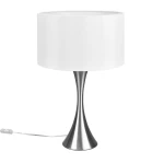 SABIA nikiel mat ⌀40cm. E27 Lampka stołowa