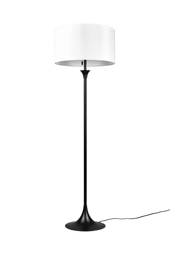 Lampa podłogowa stojąca SABIA czarny mat ⌀45cm. 3xE27 Trio 415700332 | 4017807539950 noxbox lampynox www.lampynox.pl