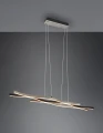 Lampa wisząca BLAZE aluminium szczotkowane LED 3 step dim 35W DIP SWITCH 2300+3000+4000K Trio 341210305 | 4017807540161 noxbox lampynox www.lampynox.pl