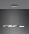 Lampa wisząca BLAZE aluminium szczotkowane LED 3 step dim 35W DIP SWITCH 2300+3000+4000K Trio 341210305 | 4017807540161 noxbox lampynox www.lampynox.pl