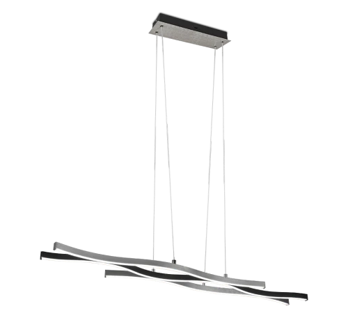 Lampa wisząca BLAZE aluminium szczotkowane LED 3 step dim 35W DIP SWITCH 2300+3000+4000K Trio 341210305 | 4017807540161 noxbox lampynox www.lampynox.pl