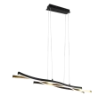 Lampa wisząca BLAZE mosiądz mat LED 3 step dim 35W DIP SWITCH 2300+3000+4000K Trio 341210308 | 4017807540086 noxbox lampynox www.lampynox.pl
