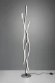 Lampa podłogowa stojąca BLAZE aluminium szczotkowane LED Dim 28W 2300+3000+4000K Trio 441210305 | 4017807540413 noxbox lampynox www.lampynox.pl