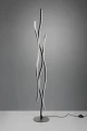 Lampa podłogowa stojąca BLAZE aluminium szczotkowane LED Dim 28W 2300+3000+4000K Trio 441210305 | 4017807540413 noxbox lampynox www.lampynox.pl