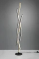 Lampa podłogowa stojąca BLAZE mosiądz mat LED Dim 28W 2300+3000+4000K Trio 441210308 | 4017807540390 noxbox lampynox www.lampynox.pl