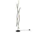 Lampa podłogowa stojąca BLAZE mosiądz mat LED Dim 28W 2300+3000+4000K Trio 441210308 | 4017807540390 noxbox lampynox www.lampynox.pl