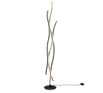 BLAZE mosiądz mat LED Dim 28W 2300+3000+4000K Lampa podłogowa stojąca