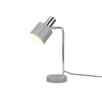 ADAM szary E14 Lampka stołowa