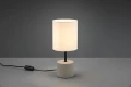 Lampka stołowa BEN szary | biały E14 RL R51251001 | 4017807541137 noxbox lampynox www.lampynox.pl