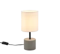 Lampka stołowa BEN szary | biały E14 RL R51251001 | 4017807541137 noxbox lampynox www.lampynox.pl