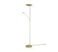 Lampa podłogowa BRANTFORD mosiądz mat LED Dim. 30W | 6,5W 2700+3200+4000K Trio 425610208 | 4017807525250 noxbox lampynox www.lampynox.pl