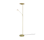 BRANTFORD mosiądz mat LED Dim. 30W | 6,5W 2700+3200+4000K Lampa podłogowa