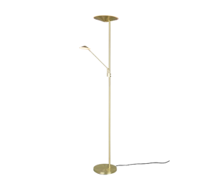 BRANTFORD mosiądz mat LED Dim. 30W | 6,5W 2700+3200+4000K Lampa podłogowa
