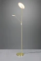 Lampa podłogowa BRANTFORD mosiądz mat LED Dim. 30W | 6,5W 2700+3200+4000K Trio 425610208 | 4017807525250 noxbox lampynox www.lampynox.pl