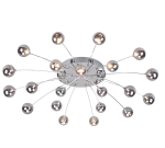 BULLET chrom ⌀96cm.  LED 3 step dim 21x1,5W 3000K Lampa sufitowa