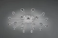 Lampa sufitowa BULLET chrom ⌀96cm.  LED 3 step dim 21x1,5W 3000K Trio 641412106 | 4017807539288 noxbox lampynox www.lampynox.pl