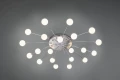 Lampa sufitowa BULLET nikiel mat ⌀96cm.  LED 3 step dim 21x1,5W 3000K Trio 641412107 | 4017807539226 noxbox lampynox www.lampynox.pl