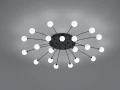 Lampa sufitowa BULLET czarny mat ⌀96cm.  LED 3 step dim 21x1,5W 3000K Trio 641412132 | 4017807539257 noxbox lampynox www.lampynox.pl