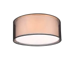 BURTON czarny | przydymiony | biały ⌀50cm. 3xE27 Lampa sufitowa