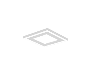 CARUS biały mat 20x20cm. LED COB 10W | 7W 4000K Plafon 