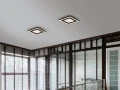Plafon CARUS czarny mat 20x20cm. LED COB 10W | 7W 3000K RL R67212032 | 4017807541465 noxbox lampynox www.lampynox.pl