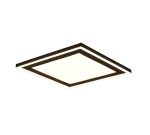 CARUS czarny mat 33x33cm. LED COB 16W | 8,5W 3000K Plafon