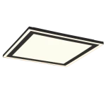 CARUS czarny mat 43x43cm. LED COB 20W | 9W 3000K Plafon