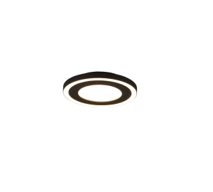 CARUS czarny mat ⌀20cm. LED COB 10W | 7W 3000K Plafon
