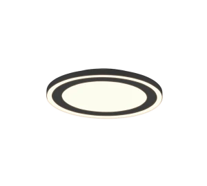 CARUS czarny mat ⌀34cm. LED COB 16W | 8,5W 3000K Plafon