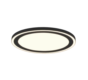 CARUS czarny mat ⌀44cm. LED COB 20W | 9W 3000K Plafon
