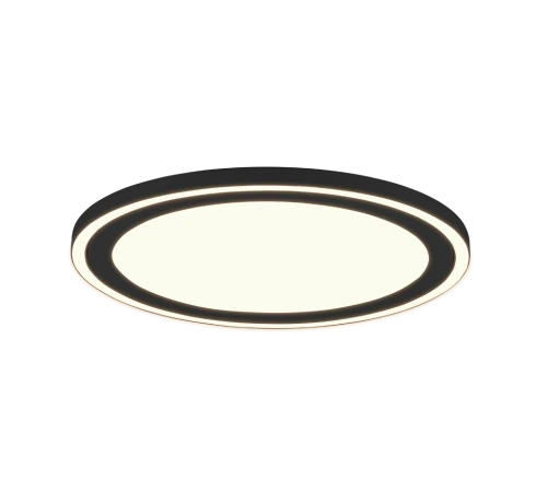 Plafon CARUS czarny mat ⌀44cm. LED COB 20W | 9W 3000K RL R67224332 | 4017807542356 noxbox lampynox www.lampynox.pl