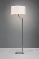 Lampa podłogowa stojąca CASSIO nikiel mat E27 Trio 414400107 | 4017807539448 noxbox lampynox www.lampynox.pl
