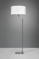 Lampa podłogowa stojąca CASSIO nikiel mat E27 Trio 414400107 | 4017807539448 noxbox lampynox www.lampynox.pl
