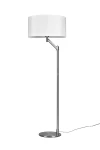 CASSIO nikiel mat E27 Lampa podłogowa stojąca