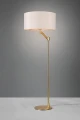 Lampa podłogowa stojąca CASSIO mosiądz mat E27 Trio 414400108 | 4017807539455 noxbox lampynox www.lampynox.pl