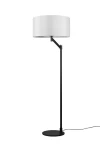CASSIO czarny mat E27 Lampa podłogowa stojąca