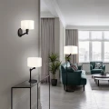 Lampka stołowa CASSIO czarny mat E27 Trio 514400132 | 4017807539400 noxbox lampynox www.lampynox.pl