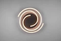 Lampa sufitowa CAYA czarny | mosiądz mat ⌀50cm. LED 3 step dim. DIP SWITCH 58W 2300+3000+4000K Trio 641910208 | 4017807541953 noxbox lampynox www.lampynox.pl