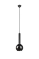Lampa wisząca CLAYTON czarny mat | przydymiony E27 Trio 310300132 | 4017807532951 noxbox lampynox www.lampynox.pl