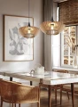 Lampa wisząca COLINO brąz E27 Trio 315900142 | 4017807540277 noxbox lampynox www.lampynox.pl