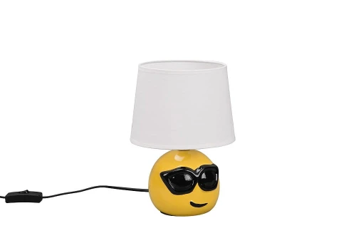 Lampka stołowa COOLIO żółty | biały E14 RL R51201001 | 4017807543223 noxbox lampynox www.lampynox.pl