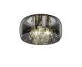 Lampa sufitowa CRYSTEL chrom ⌀34cm. 3xE14 Trio 616700306 | 4017807541687 noxbox lampynox www.lampynox.pl