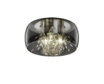 CRYSTEL chrom ⌀34cm. 3xE14 Lampa sufitowa
