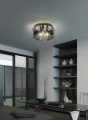 Lampa sufitowa CRYSTEL chrom ⌀34cm. 3xE14 Trio 616700306 | 4017807541687 noxbox lampynox www.lampynox.pl