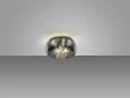 Lampa sufitowa CRYSTEL chrom ⌀34cm. 3xE14 Trio 616700306 | 4017807541687 noxbox lampynox www.lampynox.pl