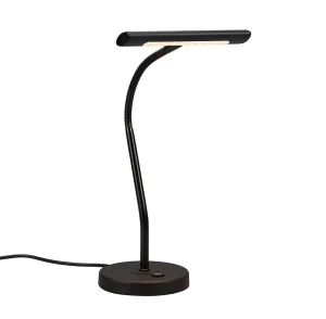 CURTIS czarny mat LED Dim. 4W 3000K Lampka stołowa snake