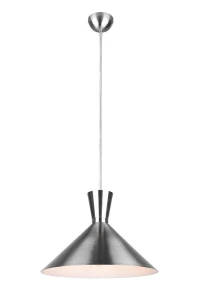 ENZO nikiel mat ⌀35cm. E27 Lampa wisząca